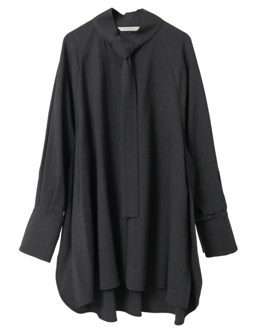 フレックスウールサキソニーボウタイブラウス