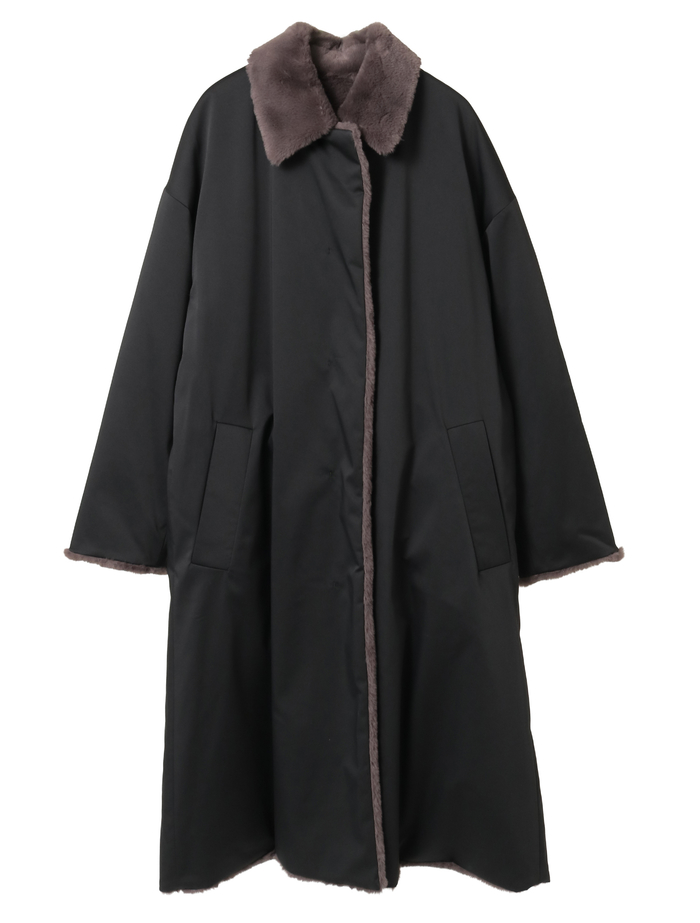 リバーシブルタフタコート 詳細画像 ブラック 1