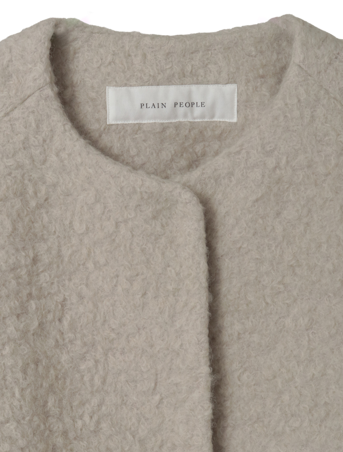 ループインレイノーカラーコート 詳細画像 グレージュ 6