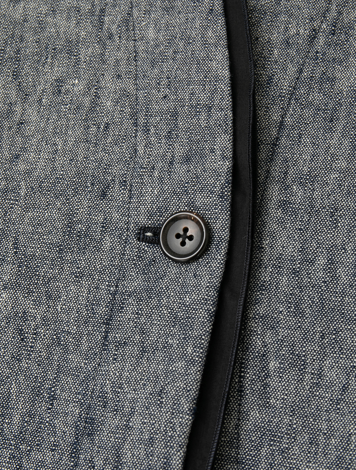 ヘビーコットンリネントリミングジャケット 詳細画像 ネイビー 10