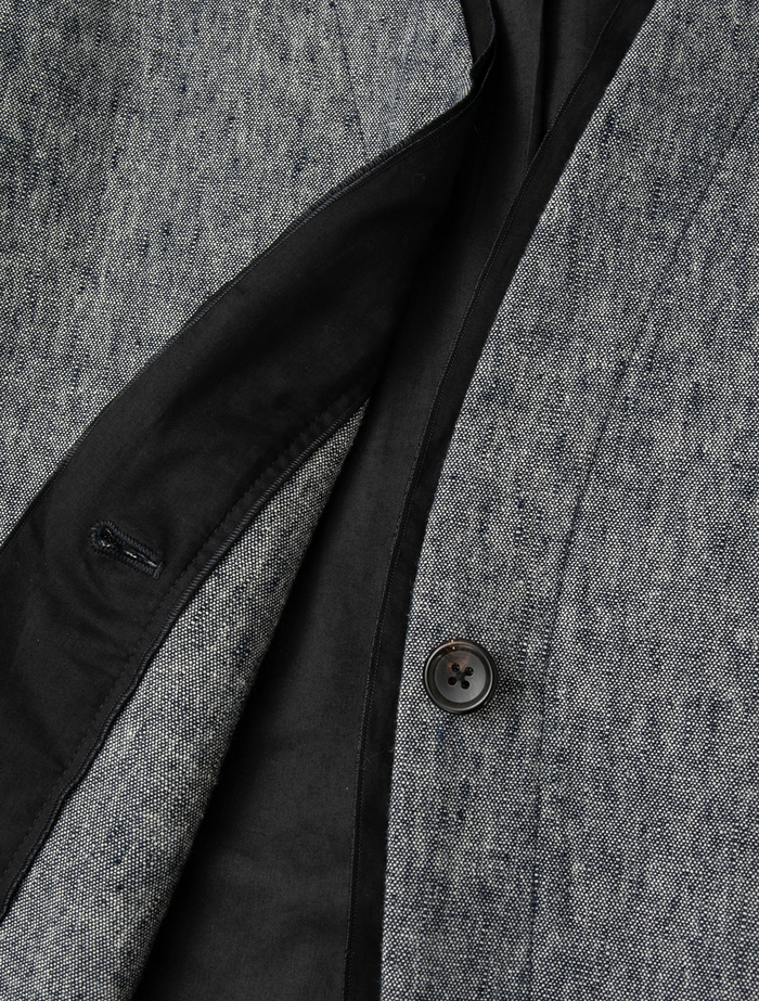 ヘビーコットンリネントリミングジャケット 詳細画像 ネイビー 7