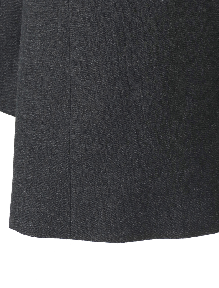 ウールリネンヘリンボンテーラードジャケット 詳細画像 チャコールグレー 10