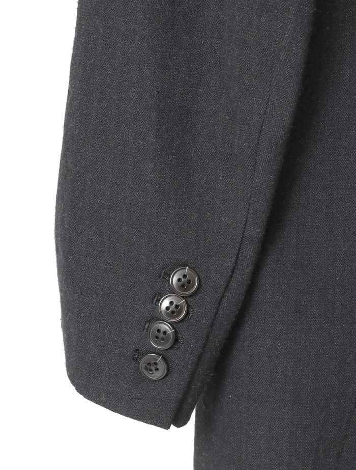 ウールリネンヘリンボンテーラードジャケット 詳細画像 チャコールグレー 9
