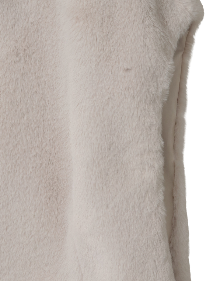 リバーシブルファーベスト 詳細画像 ライトグレー 7