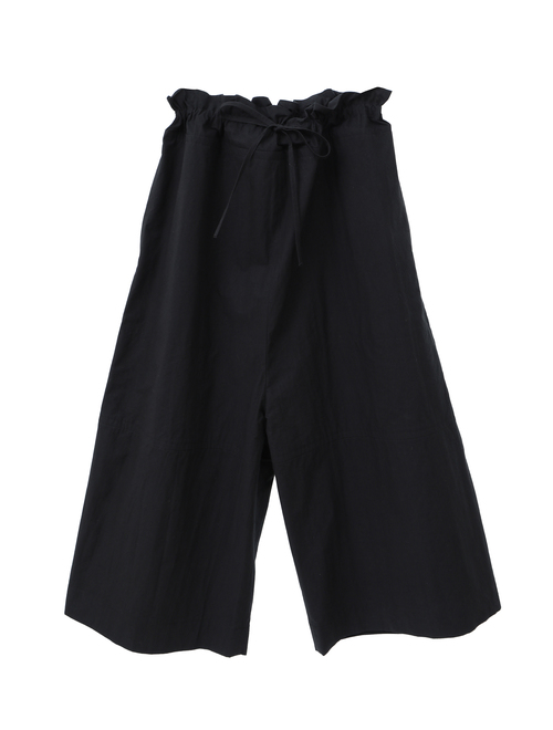 ボイルド コットンスーパーワイドシルエットクロップドパンツ
