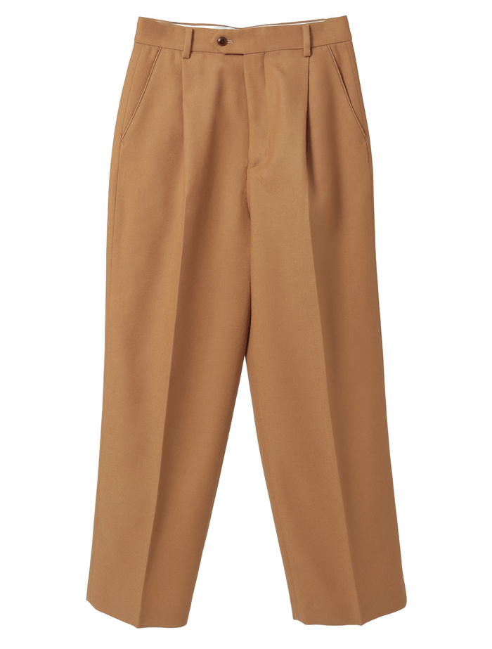 ウールボタニークリアテーパードパンツ 詳細画像 ベージュ 1