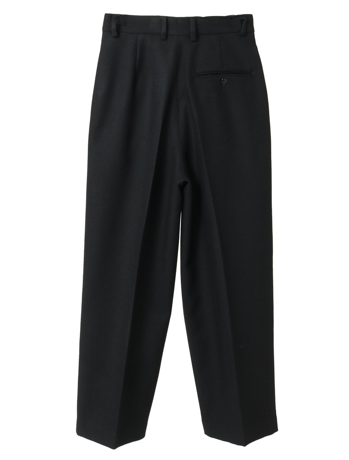 ウールボタニークリアテーパードパンツ 詳細画像 ブラック 2