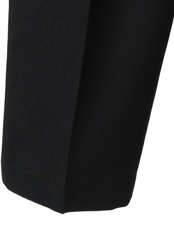 ウールボタニークリアテーパードパンツ 詳細画像 ブラック 7