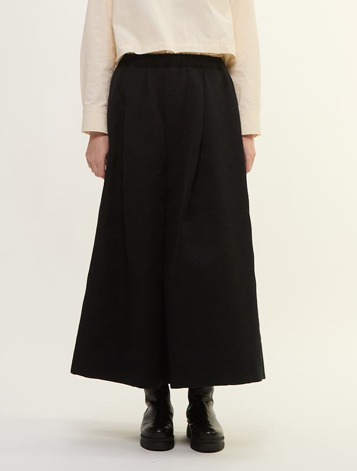 ジオメトリックJQタックスカート 詳細画像 ブラック 2