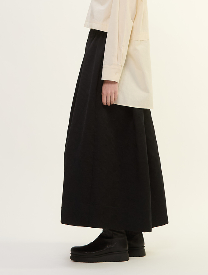 ジオメトリックJQタックスカート 詳細画像 ブラック 3