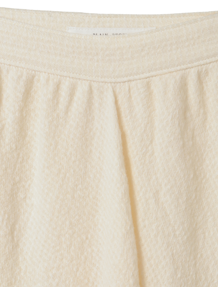 ウールリネンコットンワッシャーバイヤスストレートスカート 詳細画像 オフホワイト 8