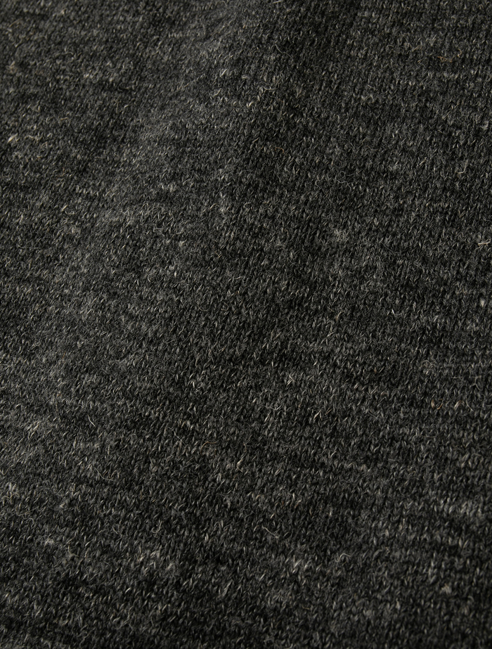 シェットランドウールリネンロングカーディガン 詳細画像 グレー 12