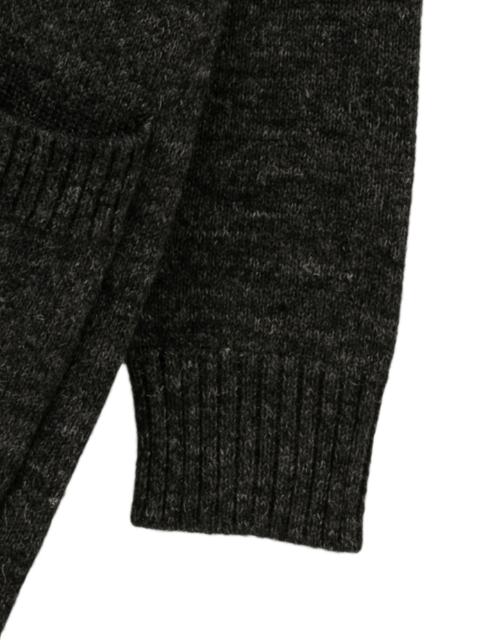 シェットランドウールリネンロングカーディガン 詳細画像 グレー 8