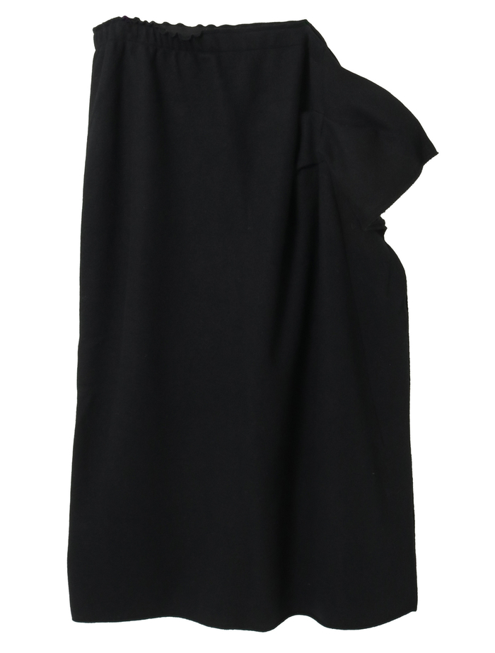 FLOAT圧縮ラッフルスカート 詳細画像 ブラック 2