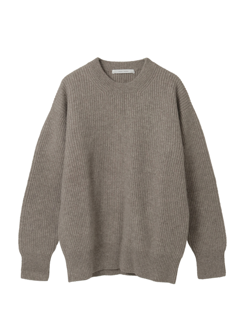 ヤククルーネックセーター