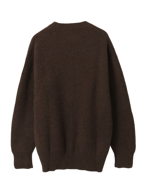 ヤククルーネックセーター