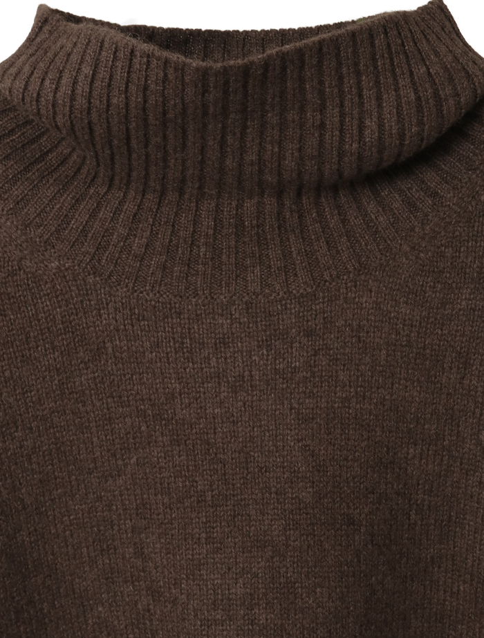 ヤクハイネックセーター 詳細画像 ブラウン 3