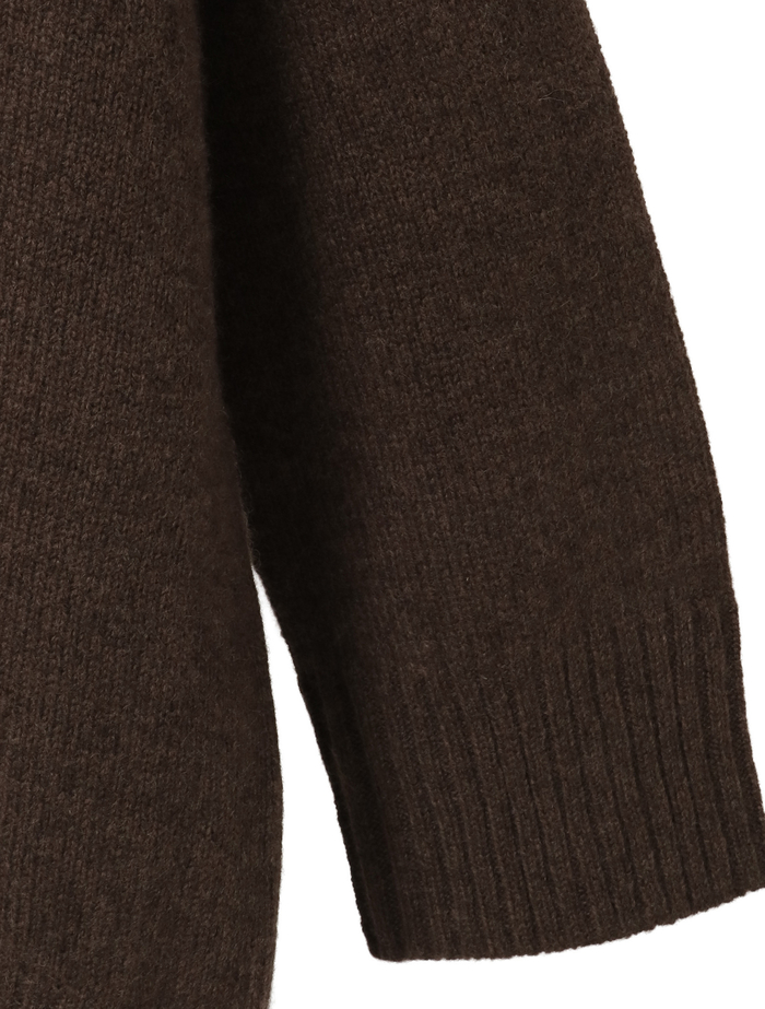 ヤクハイネックセーター 詳細画像 ブラウン 4