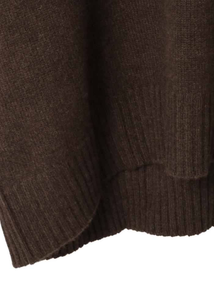 ヤクハイネックセーター 詳細画像 ブラウン 5