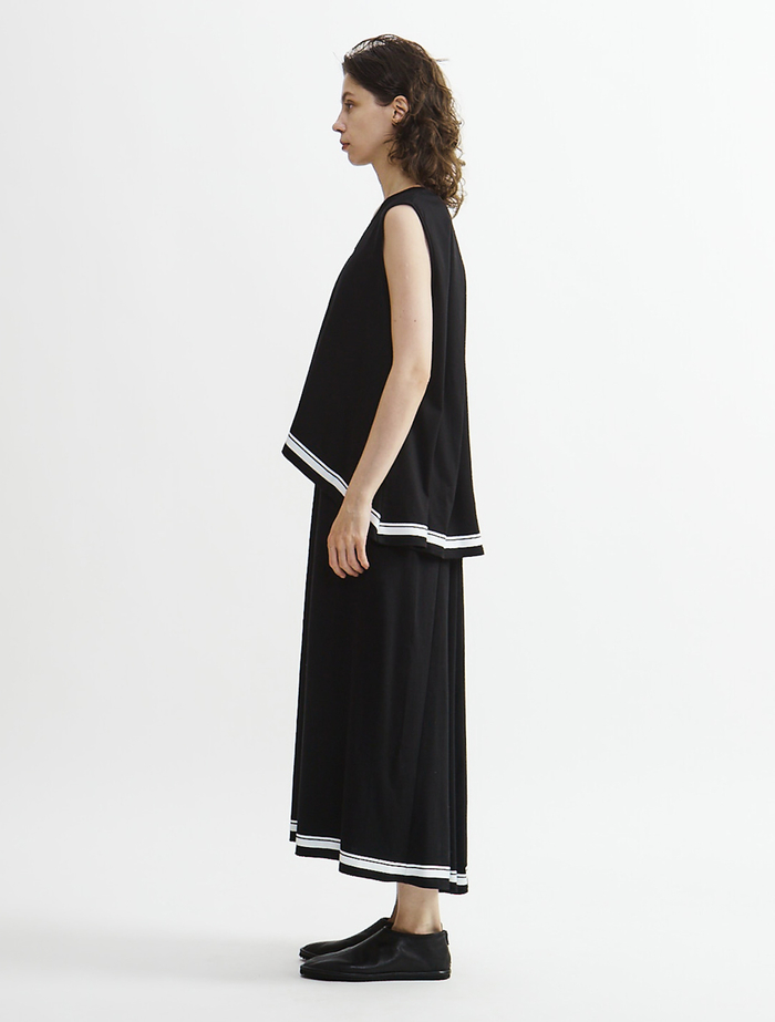 【Archive Dress Collection】アルビニオーガニックスムースセパレートワンピース 詳細画像 ブラック 3