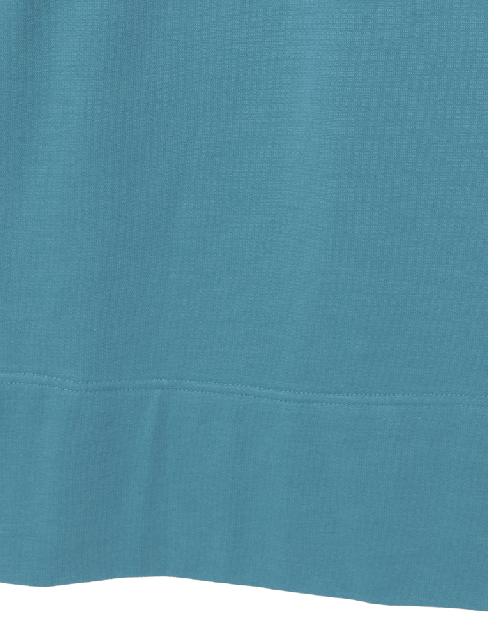 【Archive Dress Collection】ラミーコットン裏毛パーカーワンピース 詳細画像 ブルー 10