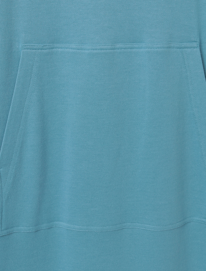 【Archive Dress Collection】ラミーコットン裏毛パーカーワンピース 詳細画像 ブルー 11