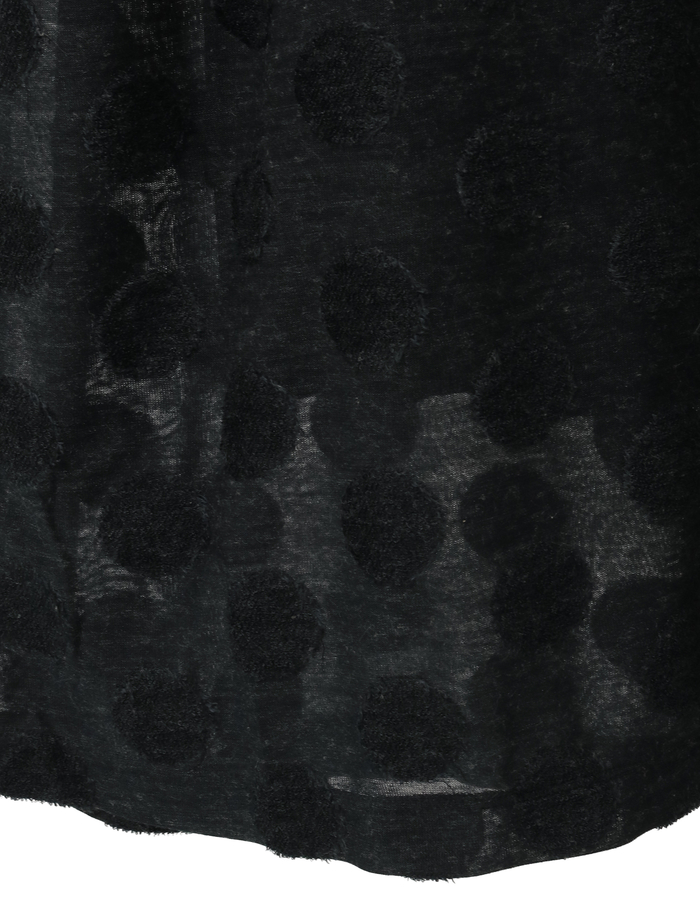 ドットジャージワンピース 詳細画像 チャコールグレー 8