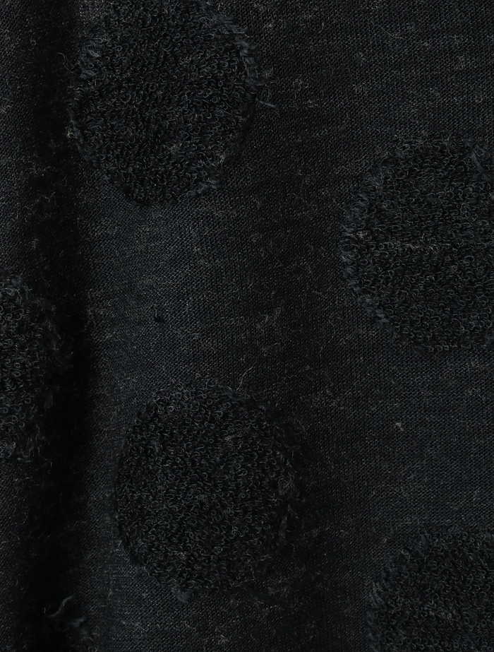 ドットジャージワンピース 詳細画像 チャコールグレー 9