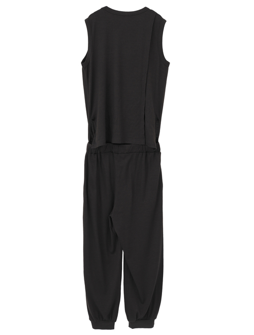 SUPER100ウールノースリーブオールインワン