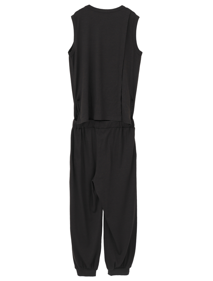 SUPER100ウールノースリーブオールインワン 詳細画像 ブラウン 2