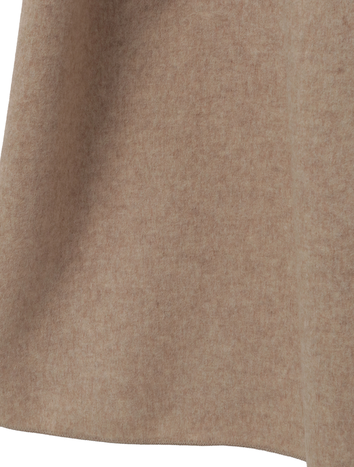 ウールカシミヤダブルクロスジャージインコードロックロングコート 詳細画像 ベージュ 10