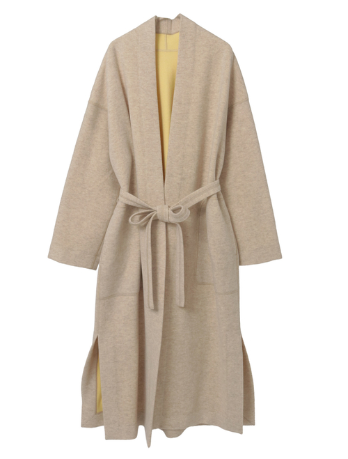 カシミヤフリースコート