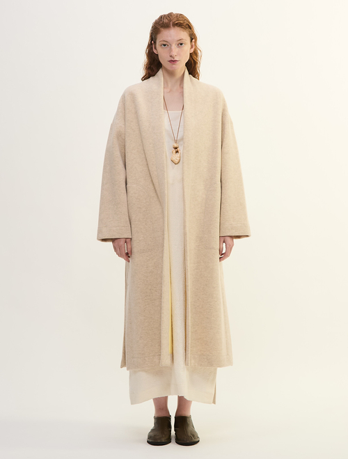 カシミヤフリースコート