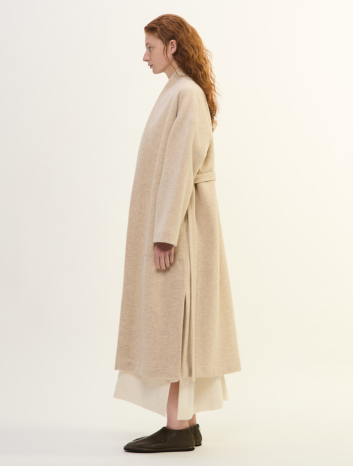 カシミヤフリースコート 詳細画像 ライトベージュ 3