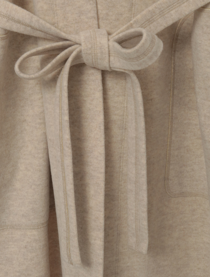 カシミヤフリースコート 詳細画像 ライトベージュ 9