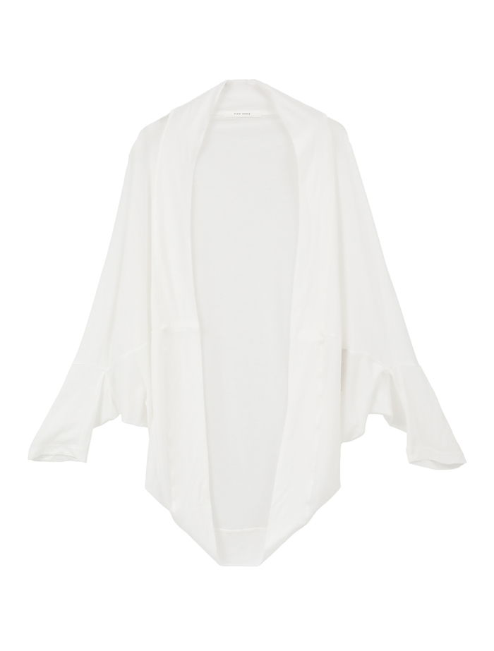 強撚ハイゲージ天竺モモンガカーディガン 詳細画像 ホワイト 5