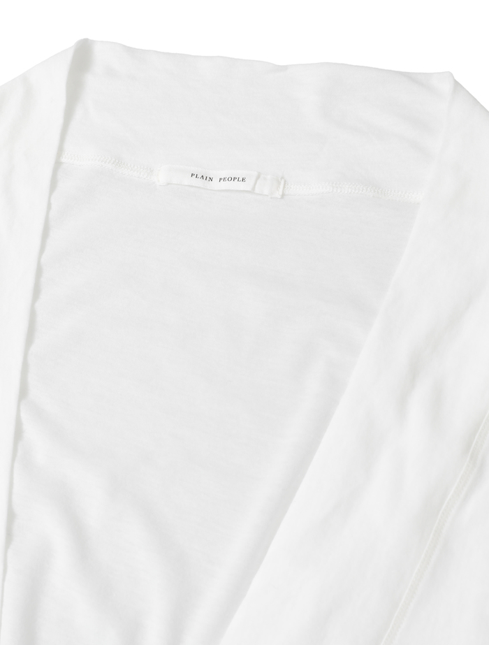 強撚ハイゲージ天竺モモンガカーディガン 詳細画像 ホワイト 7