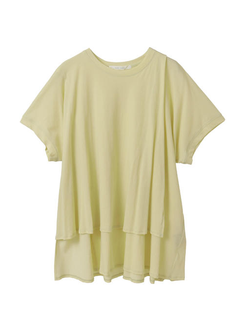 超強撚天竺イレギュラーデザインTシャツ