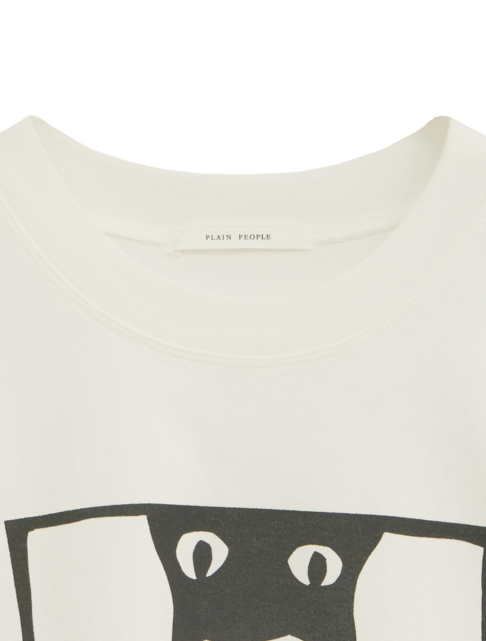 ミーアキャットプリントTシャツ 詳細画像 ホワイト 3