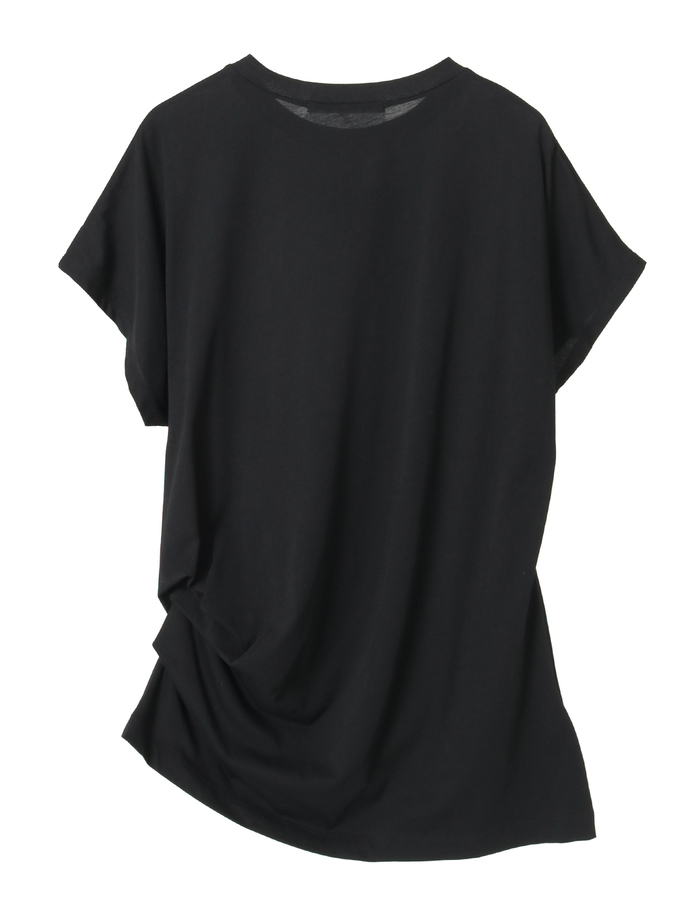 アルビニスタシフォンドレープTシャツ 詳細画像 ブラック 2