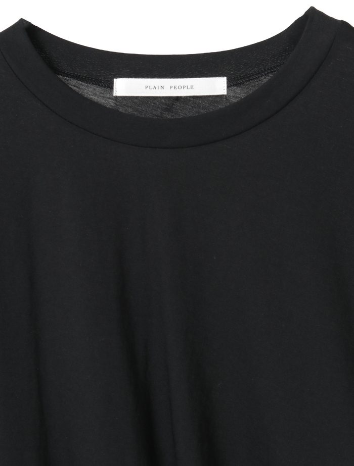 アルビニスタシフォンドレープTシャツ 詳細画像 ブラック 3