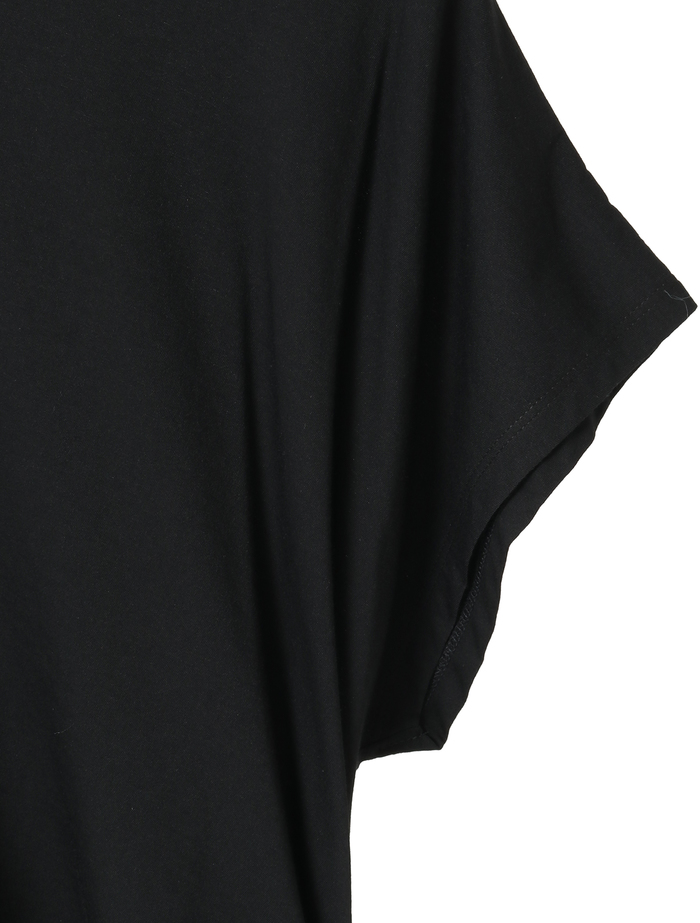 アルビニスタシフォンドレープTシャツ 詳細画像 ブラック 4