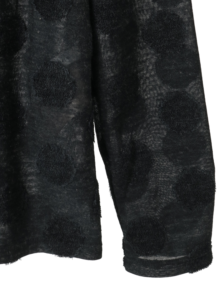 ドットジャージハイネックTシャツ 詳細画像 チャコールグレー 7