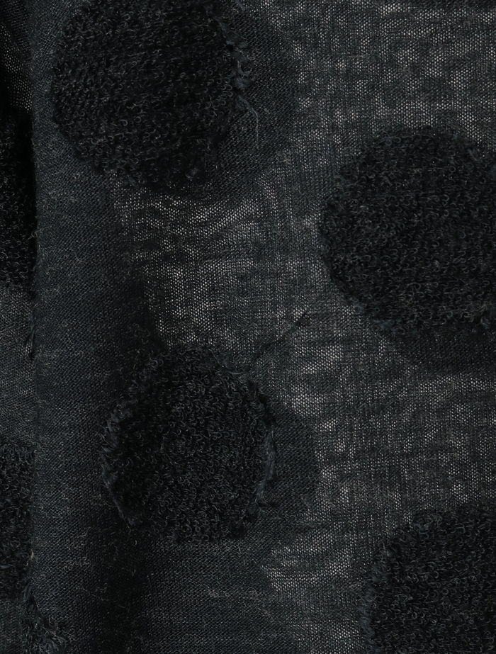 ドットジャージハイネックTシャツ 詳細画像 チャコールグレー 9