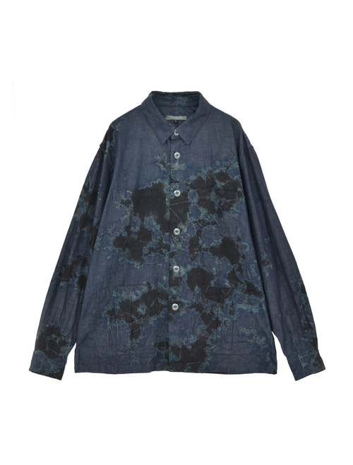 【SUZUSAN/スズサン】ブラウス/Madara Shibori Denim overshirt
