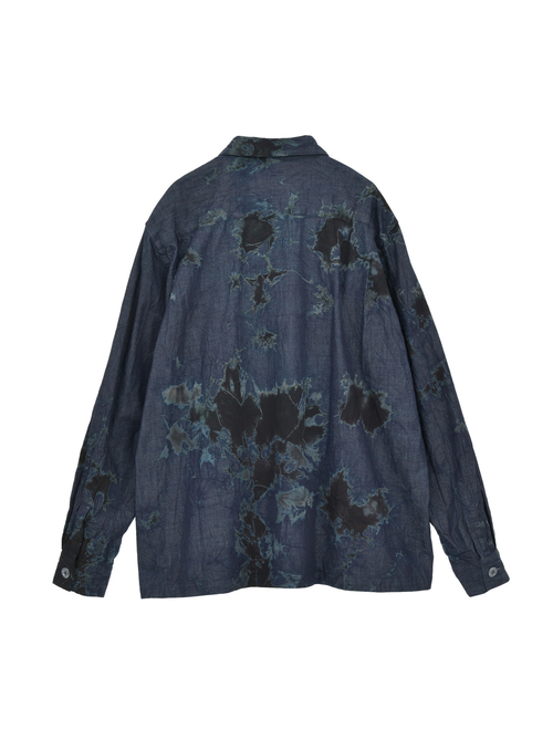 【SUZUSAN/スズサン】ブラウス/Madara Shibori Denim overshirt