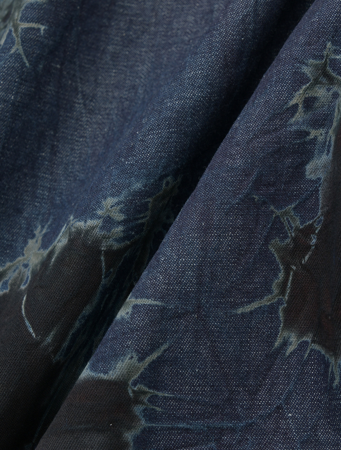 【SUZUSAN/スズサン】ブラウス/Madara Shibori Denim overshirt 詳細画像 インディゴブルー 7