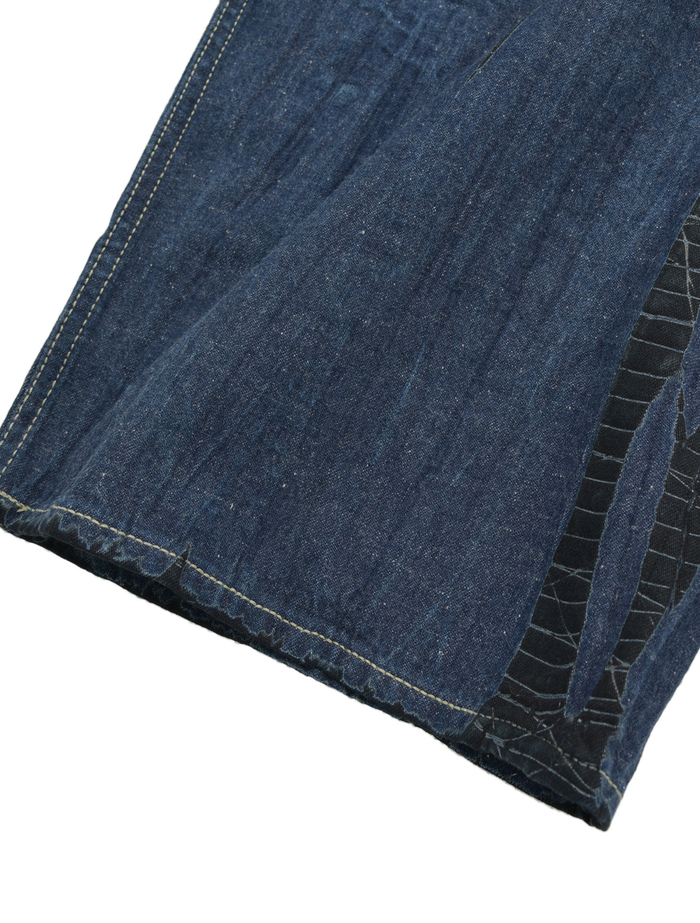 【SUZUSAN/スズサン】パンツ/Tesuji Shibori Denim Loose Fit pants 詳細画像 インディゴブルー 6