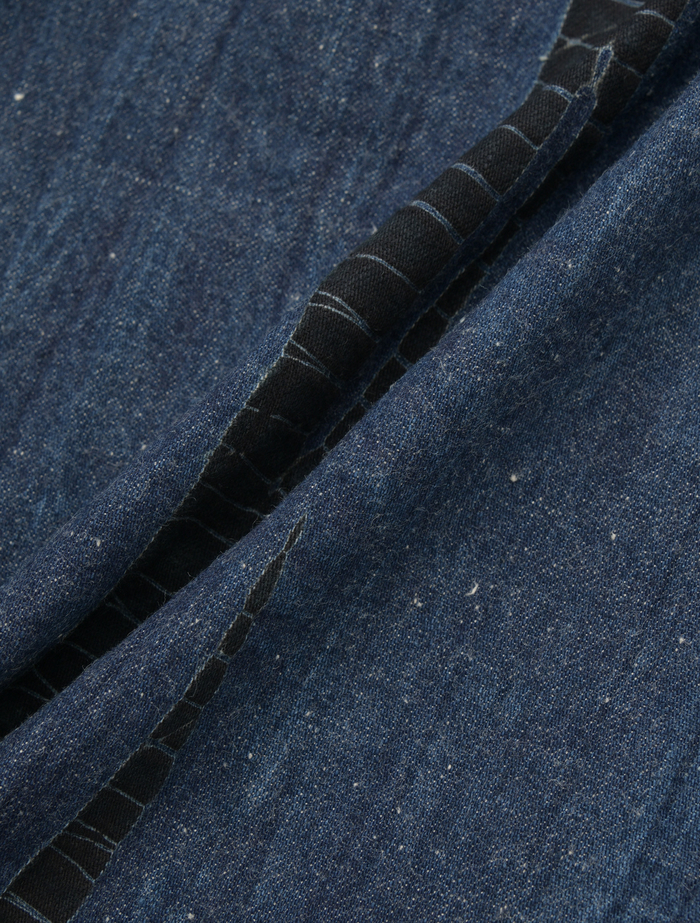 【SUZUSAN/スズサン】パンツ/Tesuji Shibori Denim Loose Fit pants 詳細画像 インディゴブルー 7
