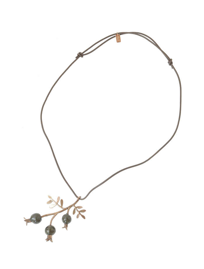 【RENARD BIJOUX/ルナール ビジュー】ネックレス/BERRIES 詳細画像 ダークグリーン 1